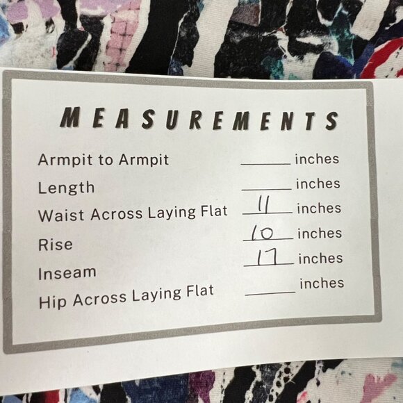 Lululemon Womens Wunder Under Hi Rise 1/2 Tight Culture Clash Multi Black size 4 - Picture 11 of 11